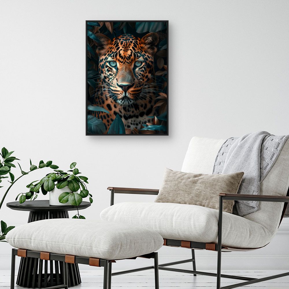 Toile "Lionne et lionceau"