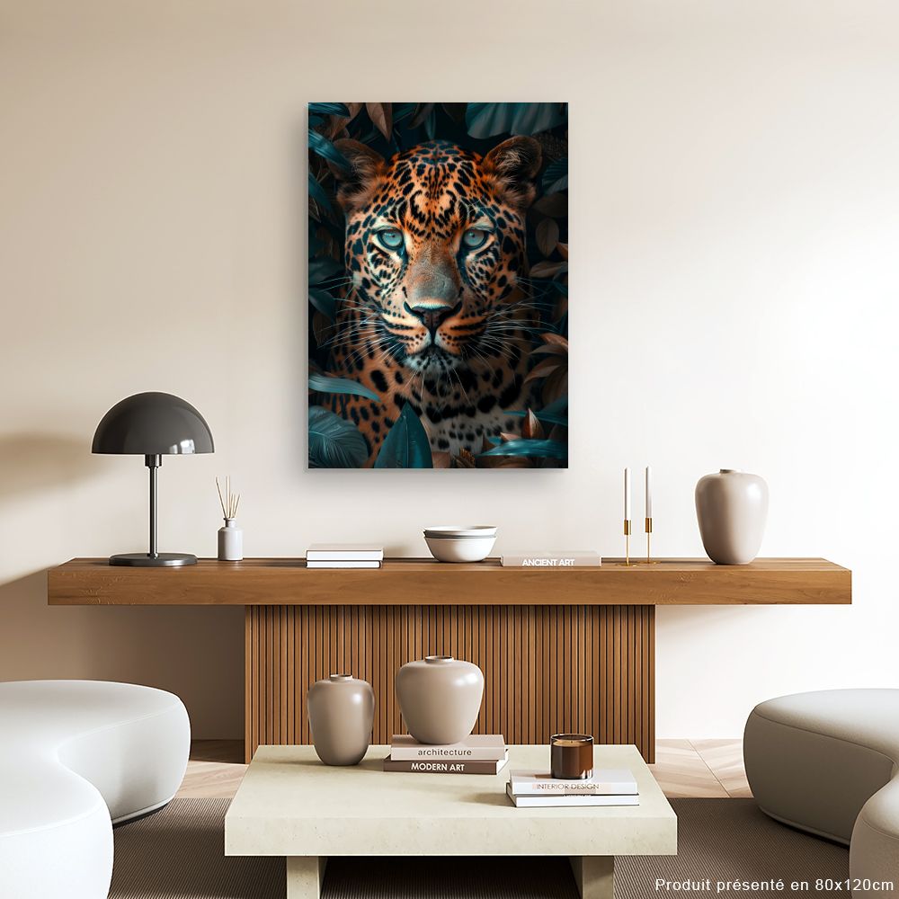 Toile "Lionne et lionceau"