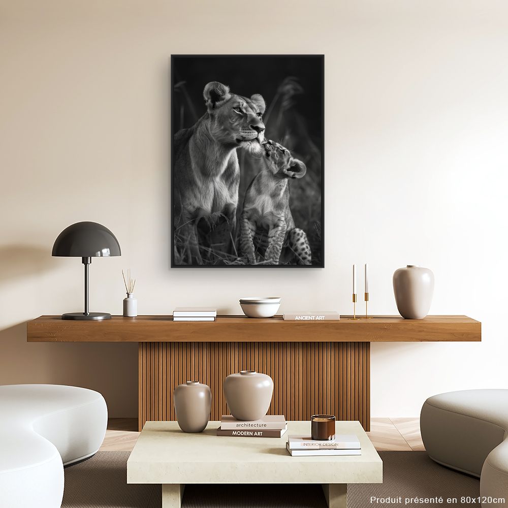 Toile "Tendre complicité"