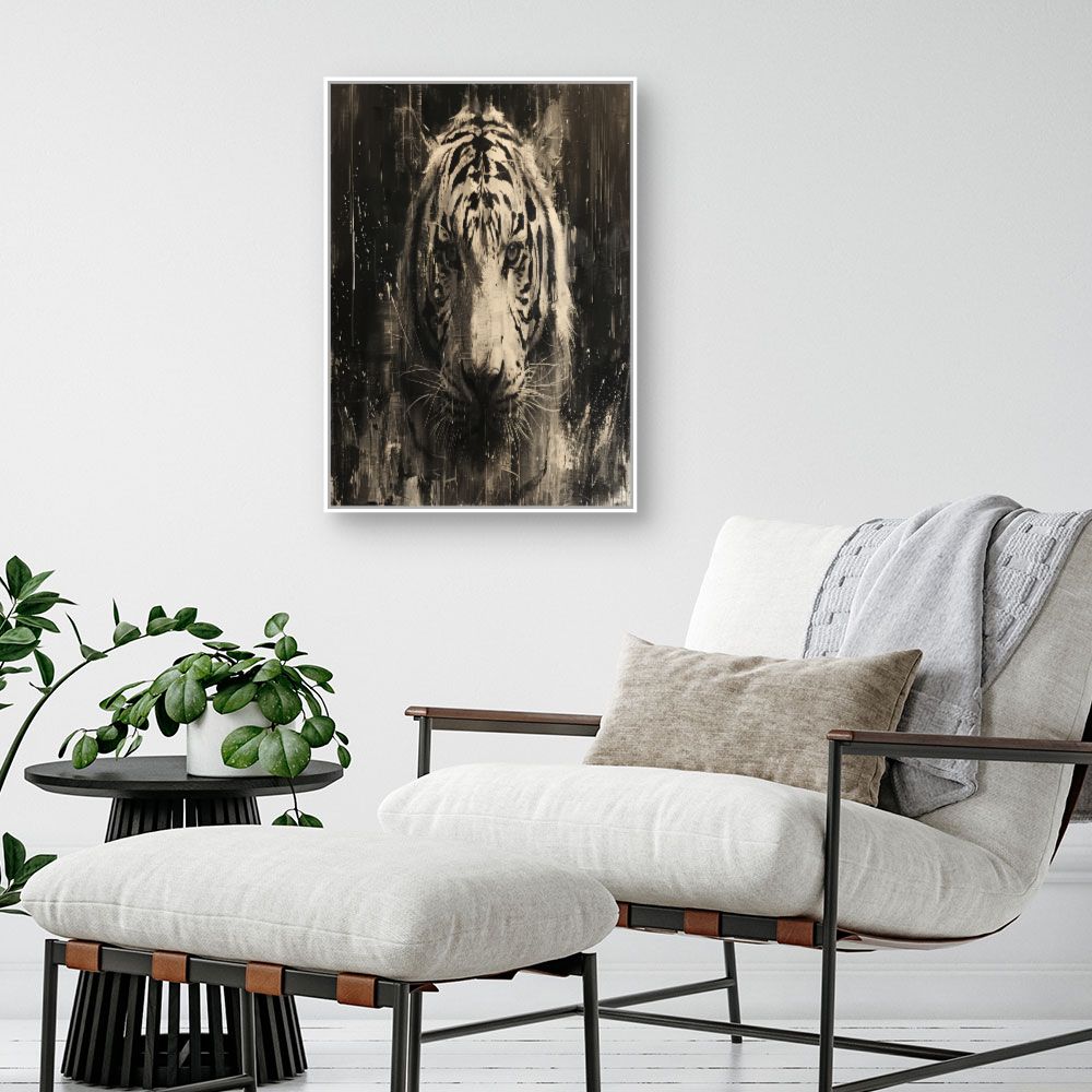 Toile "Tigre majestueux"