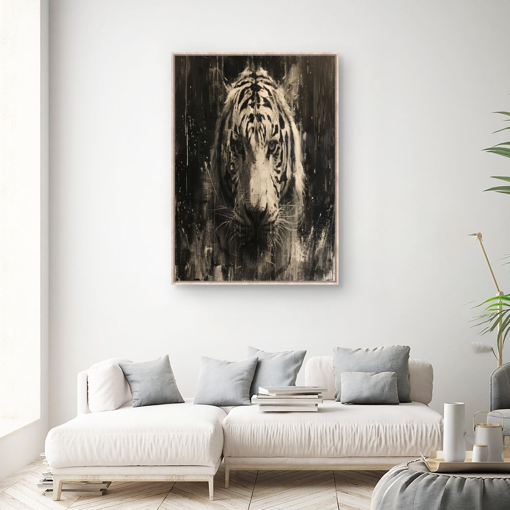 Toile "Tigre majestueux"