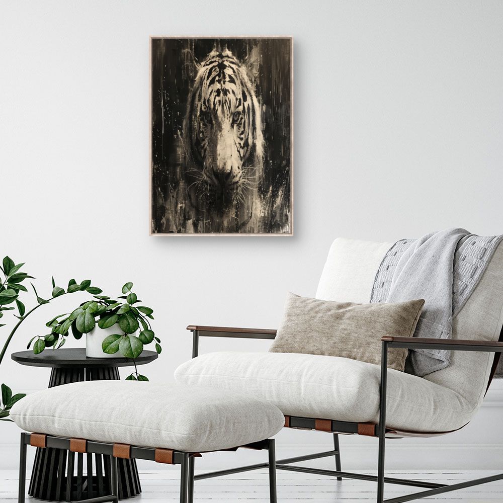 Toile "Tigre majestueux"