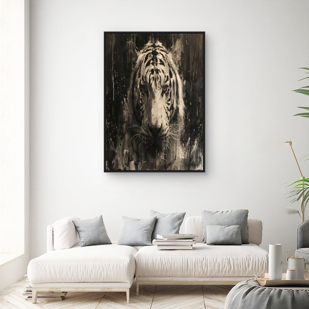 Toile "Tigre majestueux"