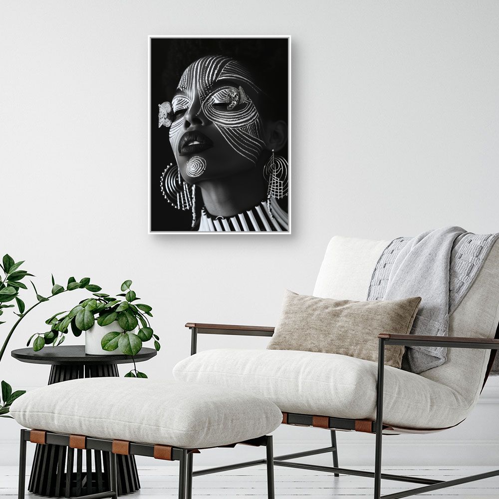 Toile "Motifs ethniques captivants"