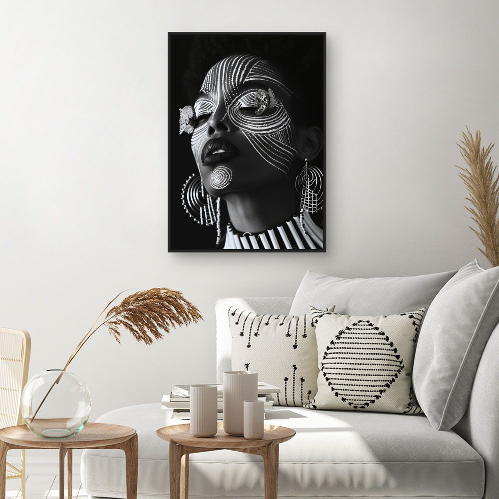 Toile "Motifs ethniques captivants"