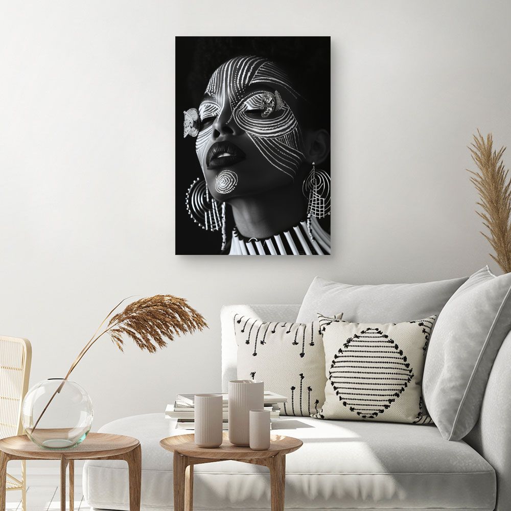 Toile "Motifs ethniques captivants"