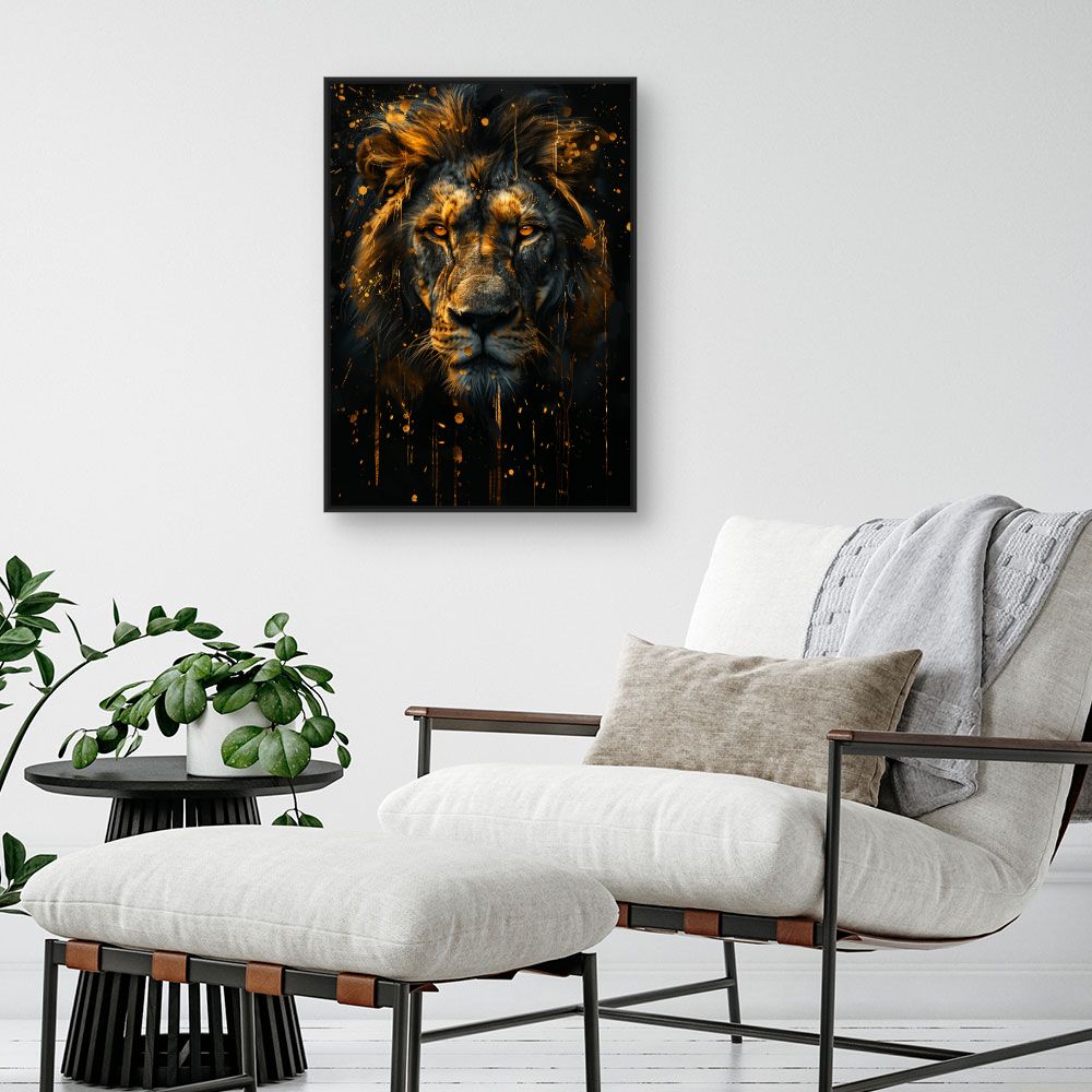 Toile "Lion majestueux"