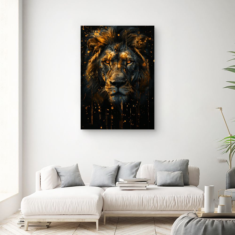Toile "Lion majestueux"