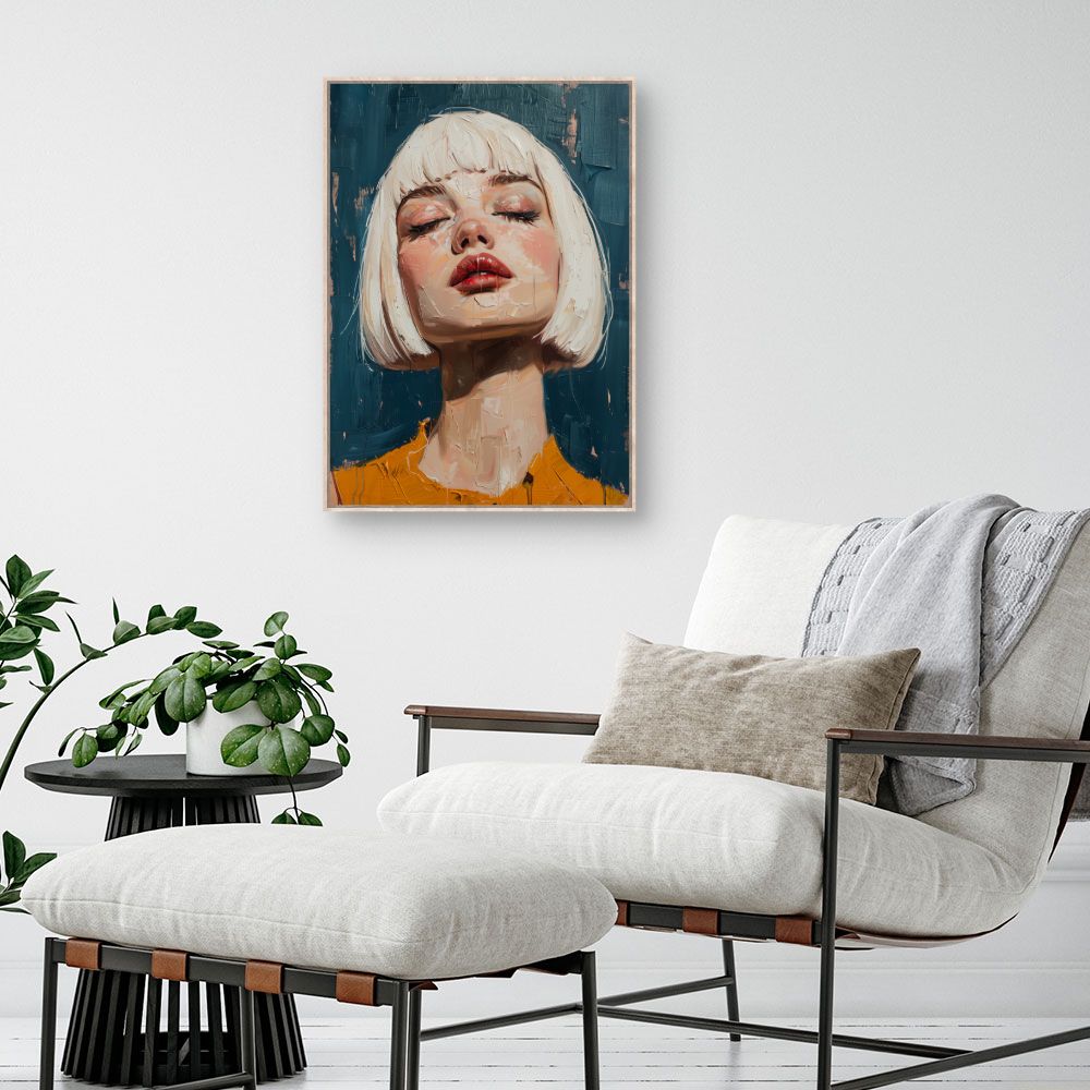 Toile "Portrait expressif"