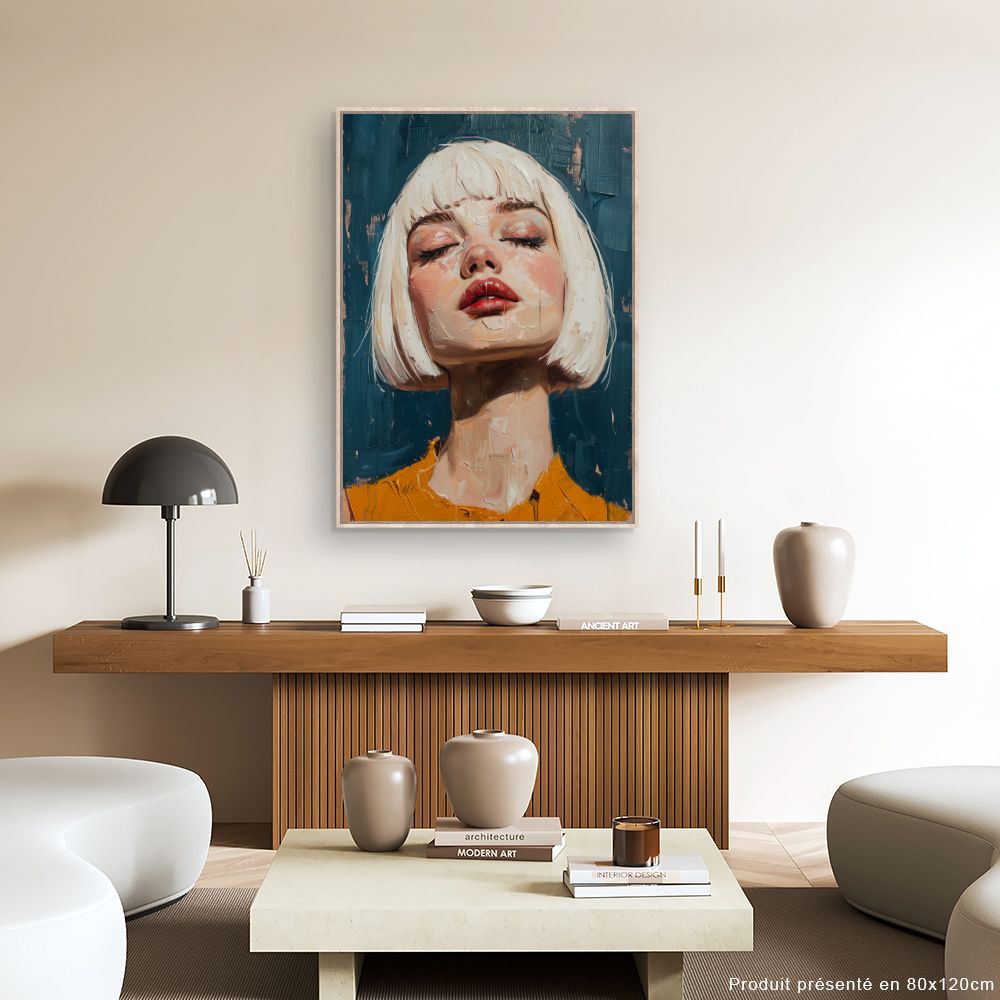 Toile "Portrait expressif"
