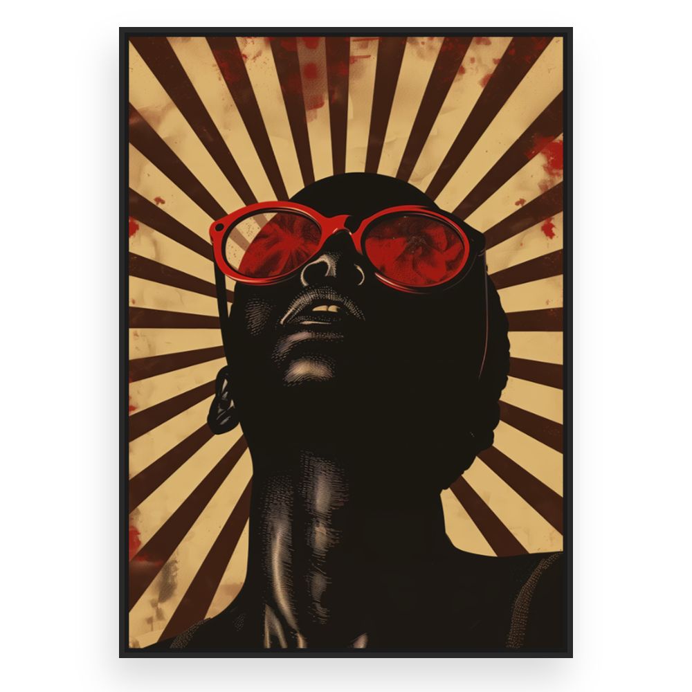 Toile Charisme rétro – toile cadre noir (slide 3)