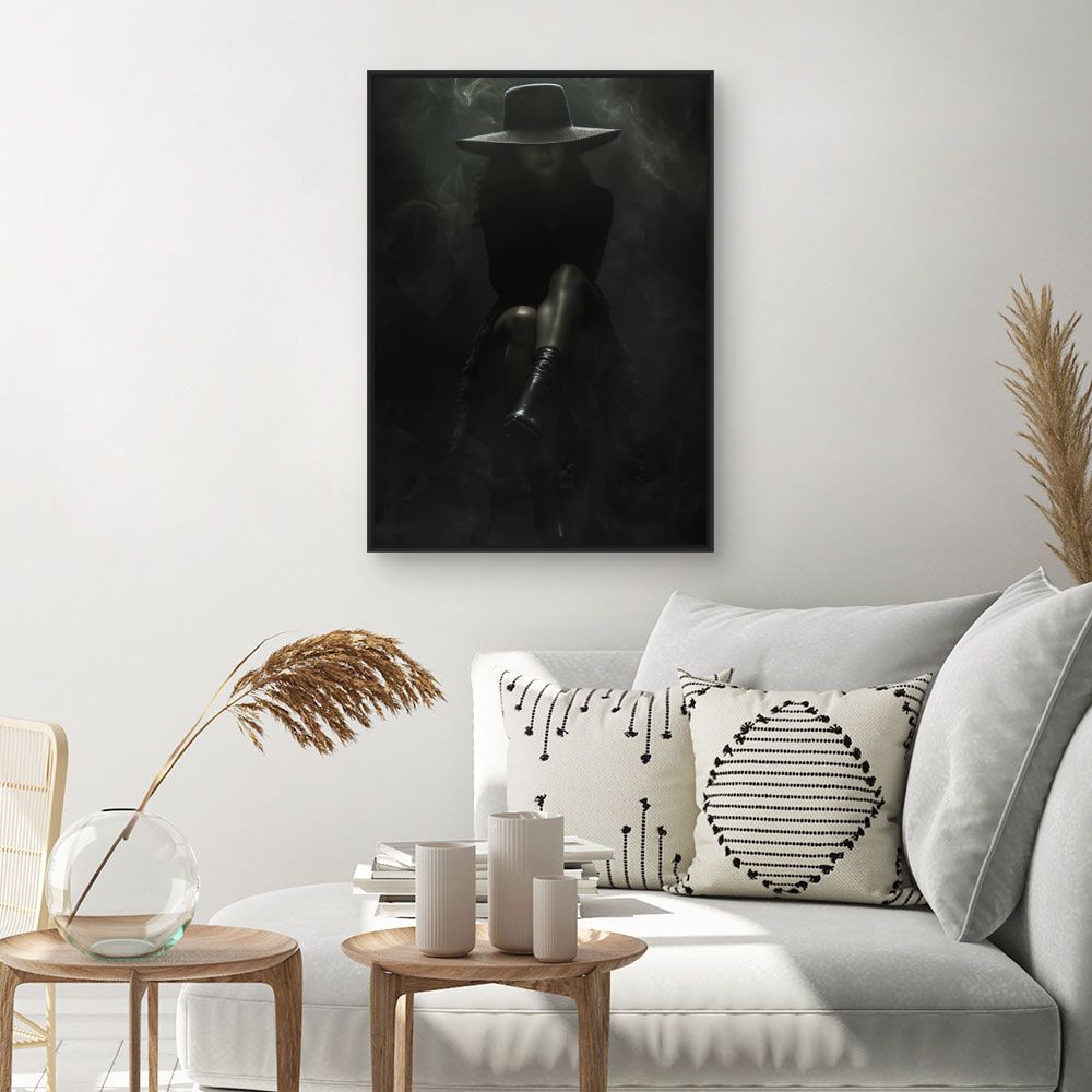 Toile "Mystérieuse élégance"