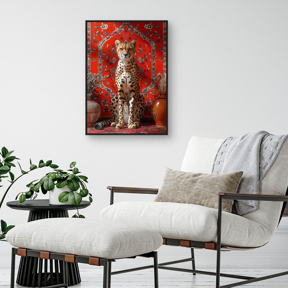 Toile "Cheetah élégant"