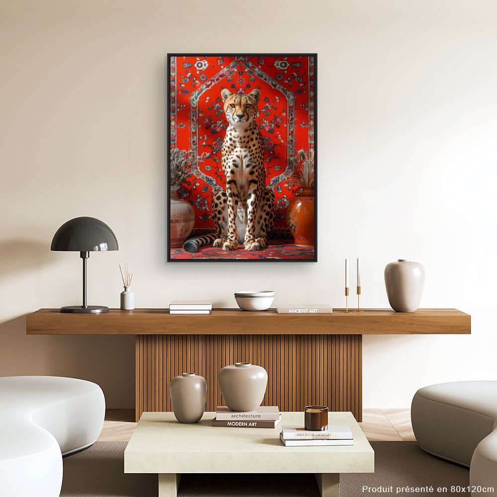 Toile "Cheetah élégant"
