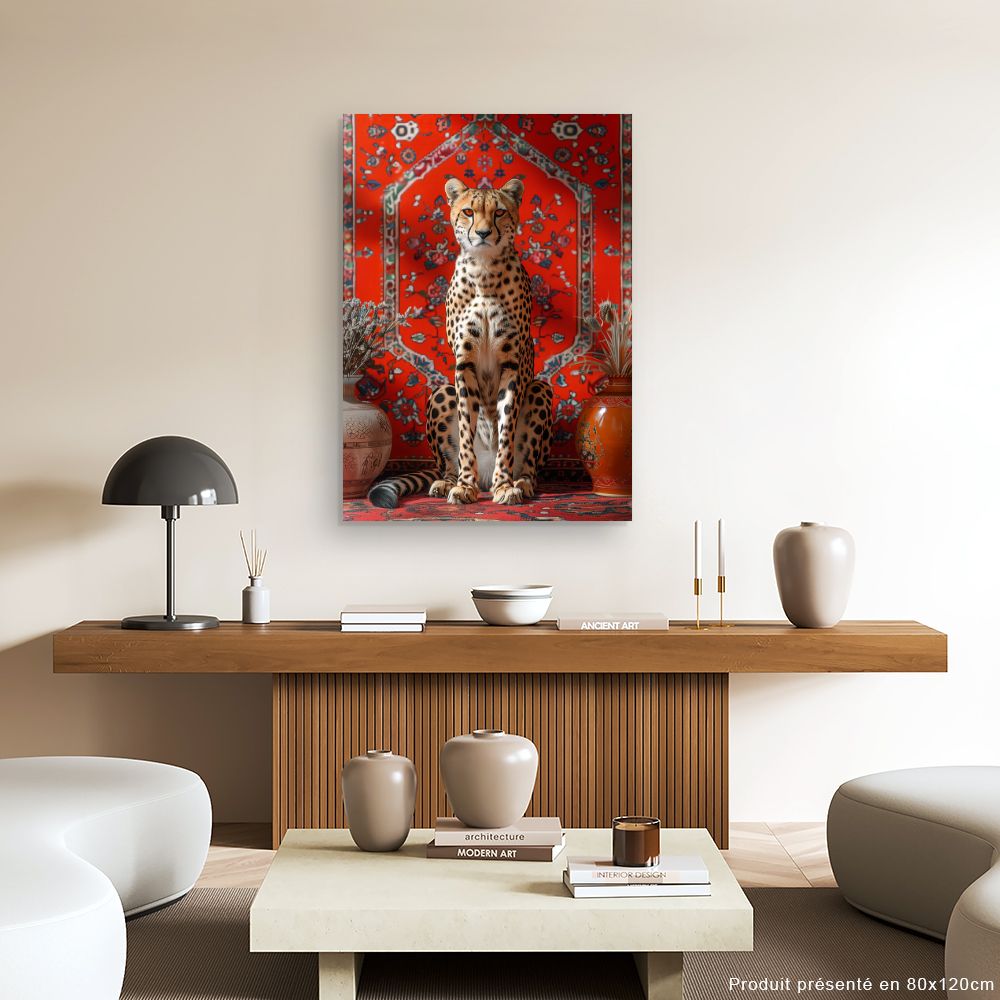 Toile "Cheetah élégant"