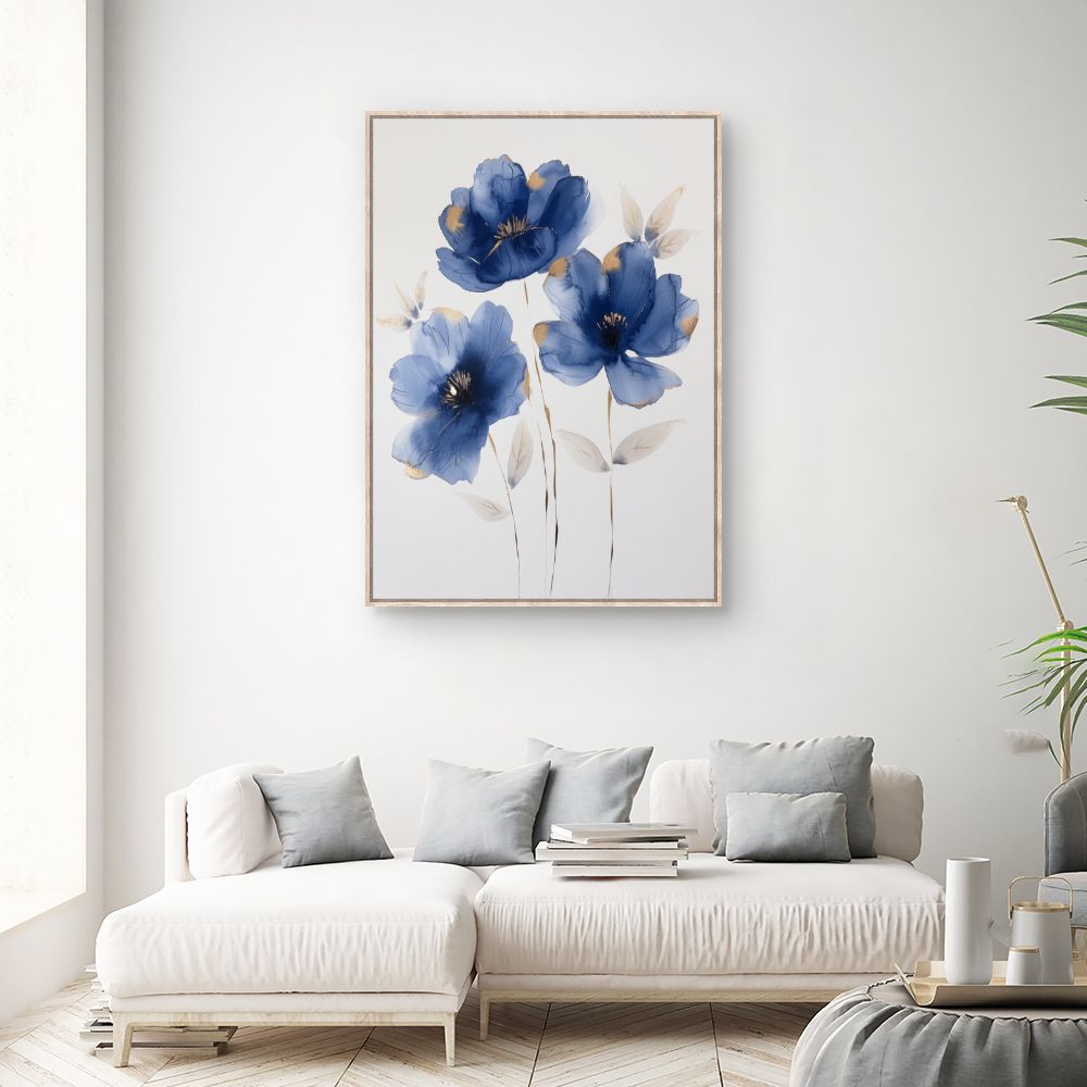 Schilderij "Elegante bloemen"