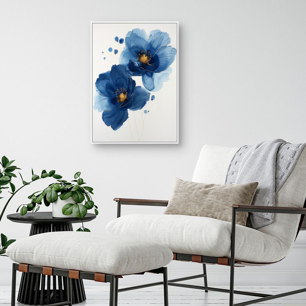 Schilderij "Bloemen in aquarel"