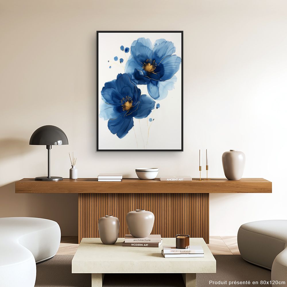 Schilderij "Bloemen in aquarel"