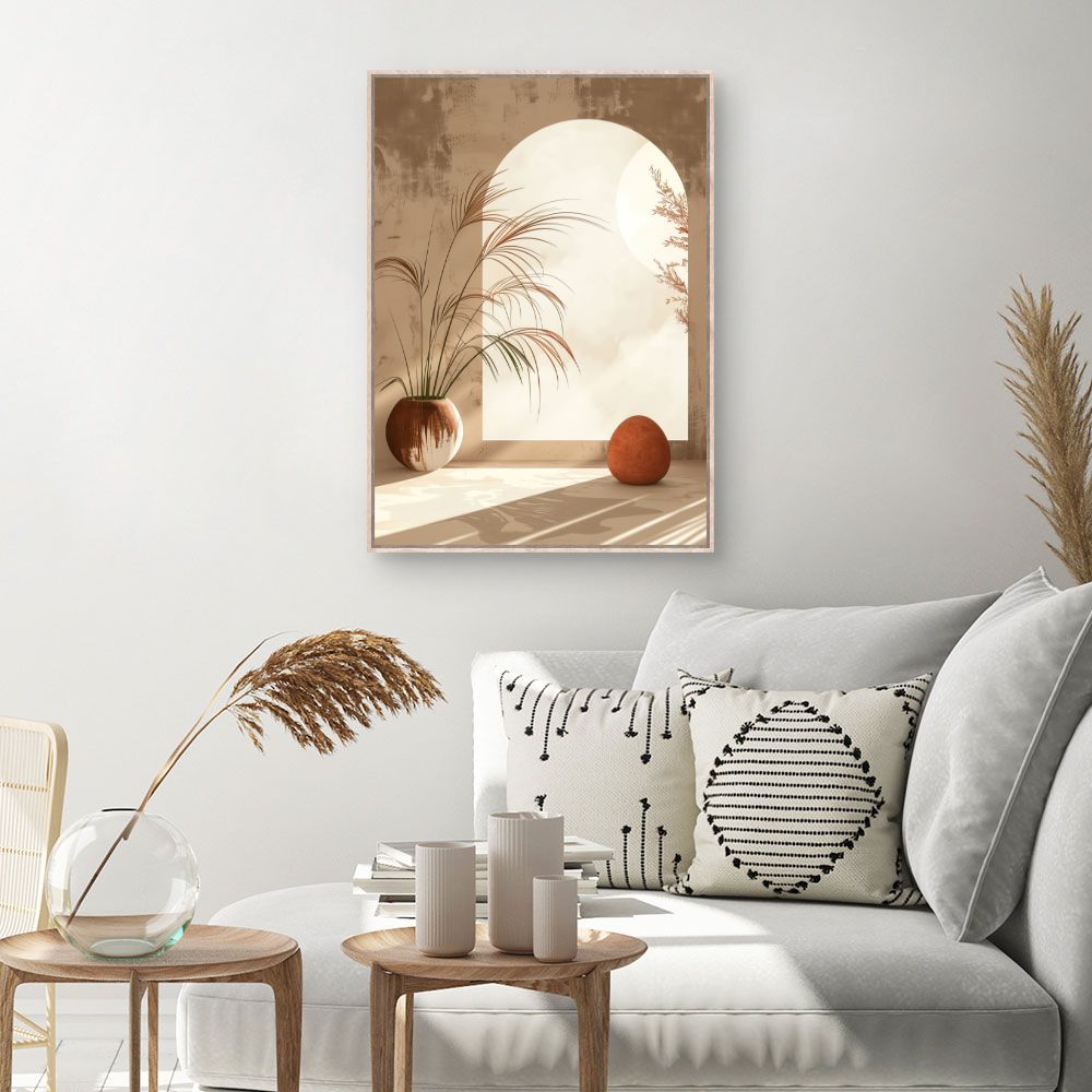 Toile Élégance lumineuse – toile cadre naturel (slide 1, 60×90)
