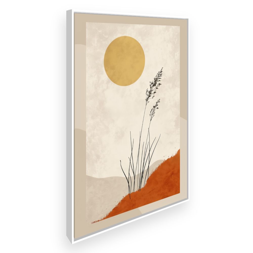Toile Élégance minimaliste – toile cadre blanc (slide 2)