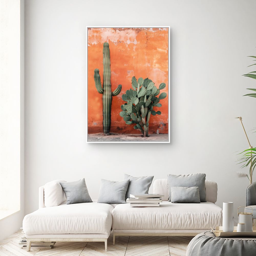 Toile "Cactus exotique"