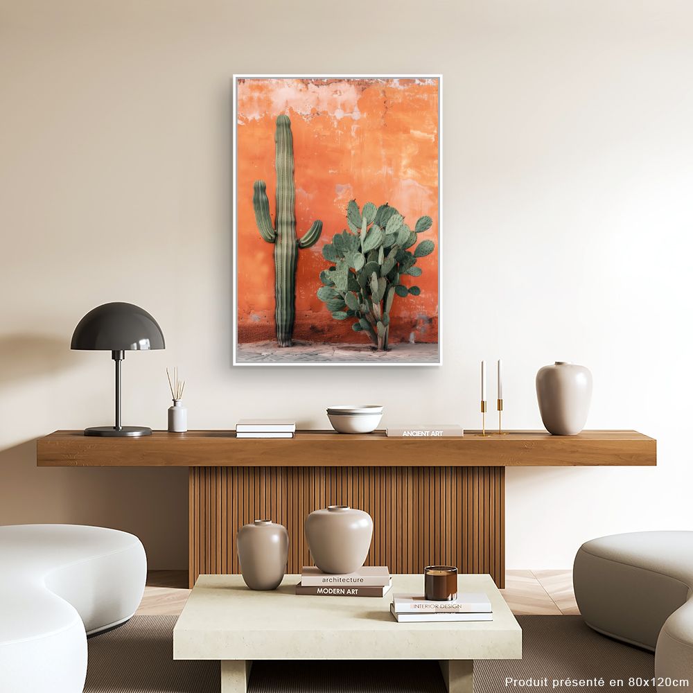 Toile "Cactus exotique"