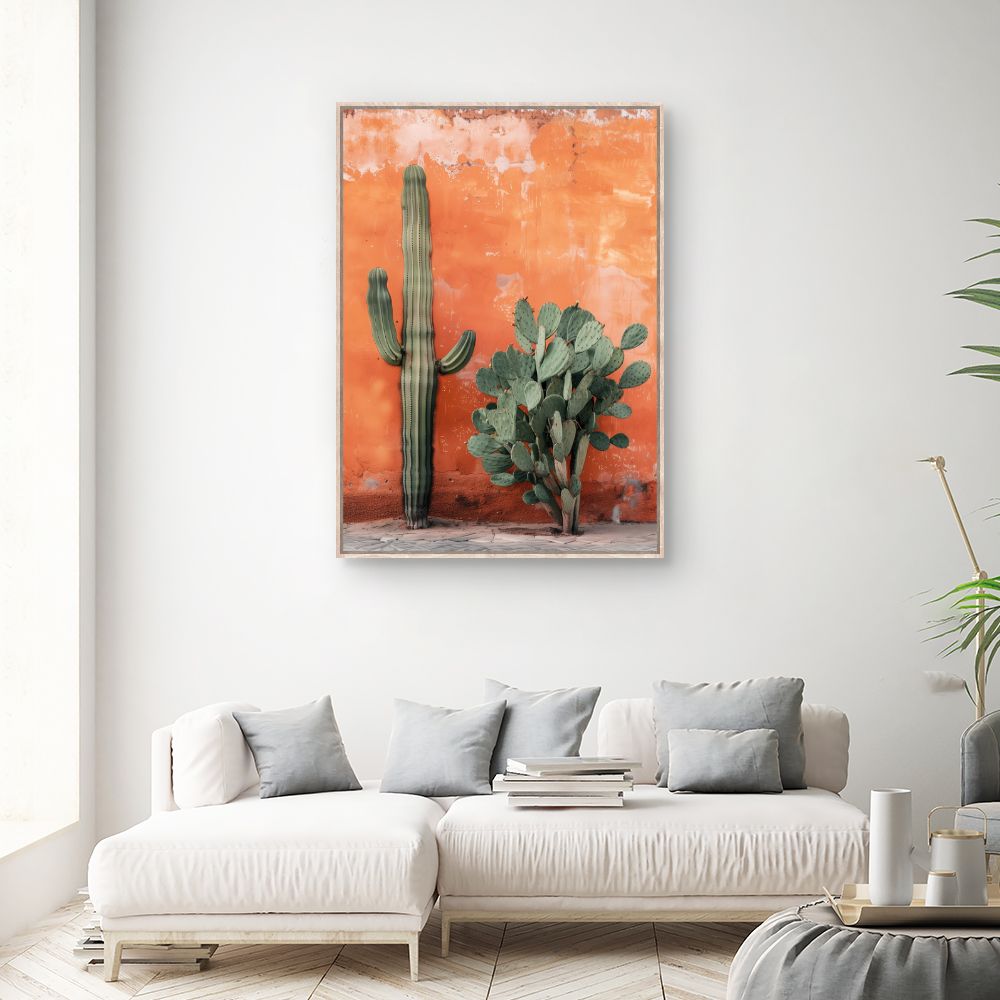 Toile "Cactus exotique"