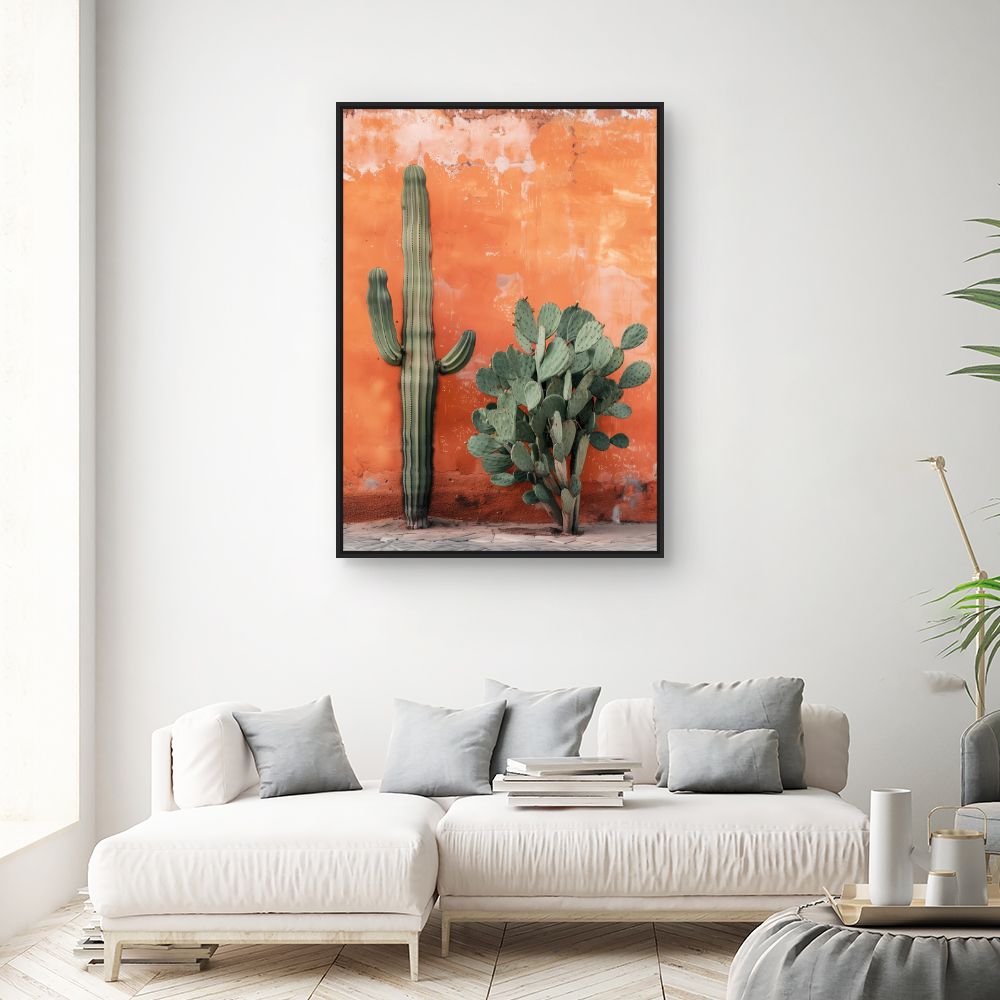 Toile "Cactus exotique"