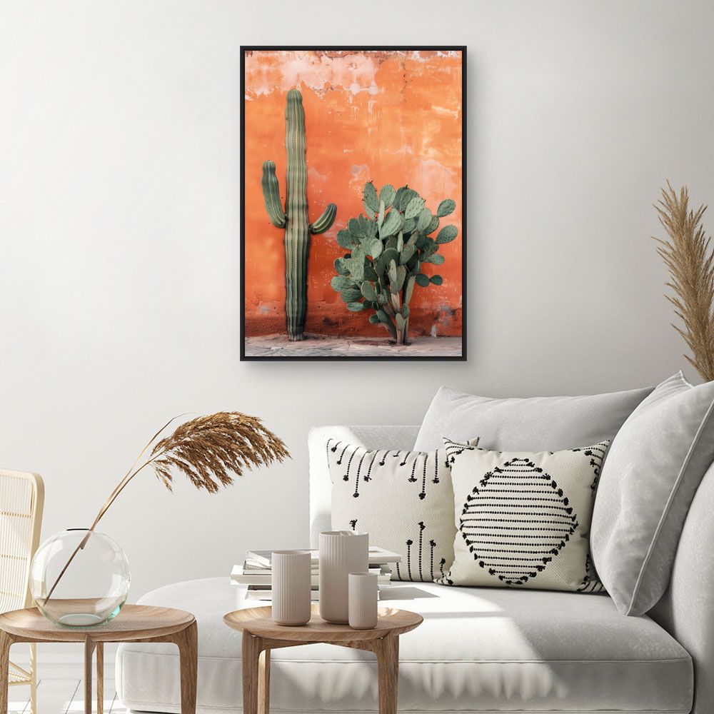 Toile "Cactus exotique"