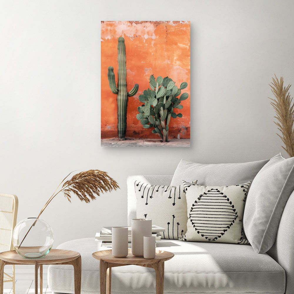 Toile "Cactus exotique"