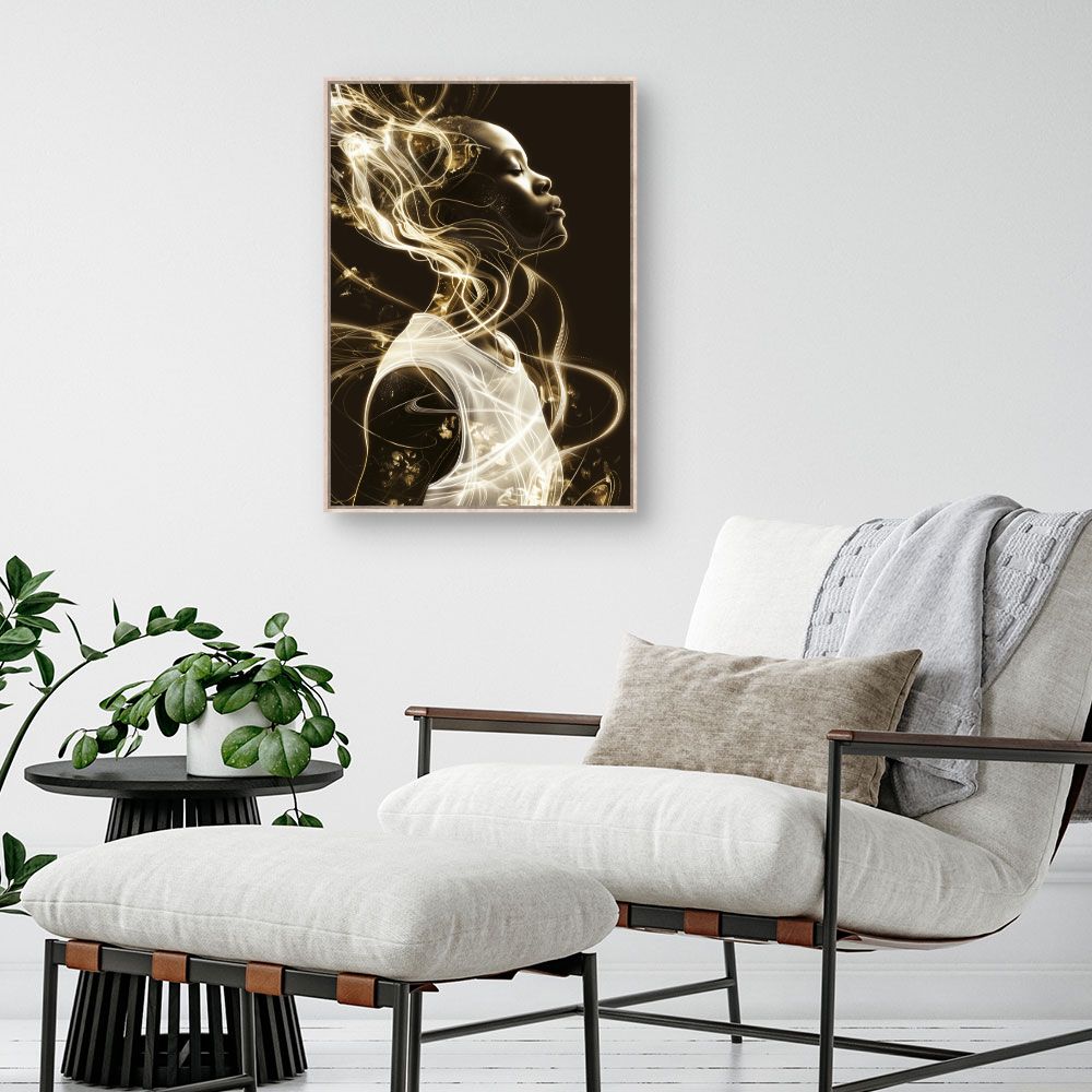 Toile "Éclat lumineux élégant"