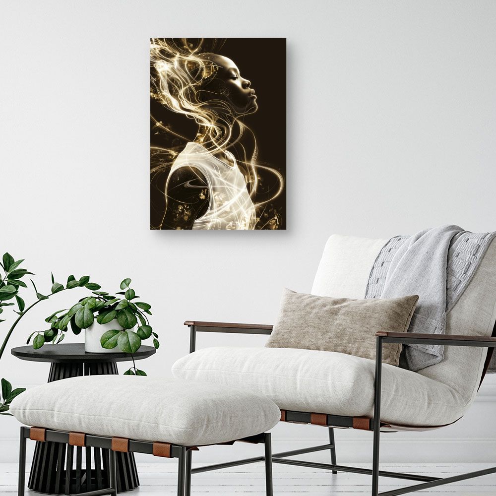Toile "Éclat lumineux élégant"