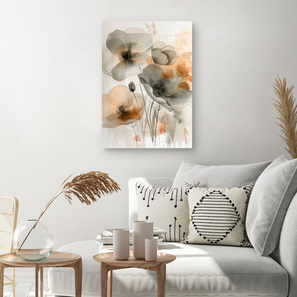 Schilderij "Elegante bloemen"