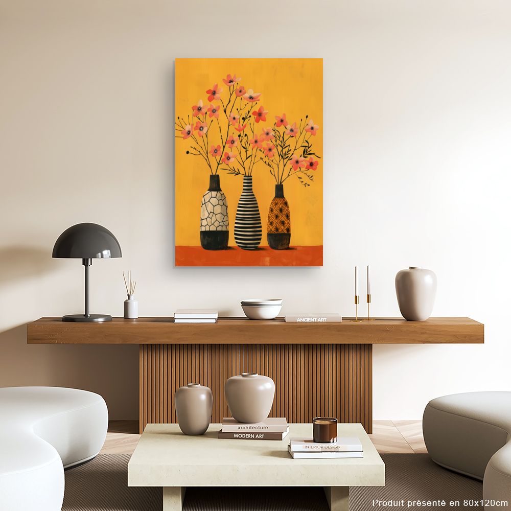 Schilderij "Bloemen in vaas"
