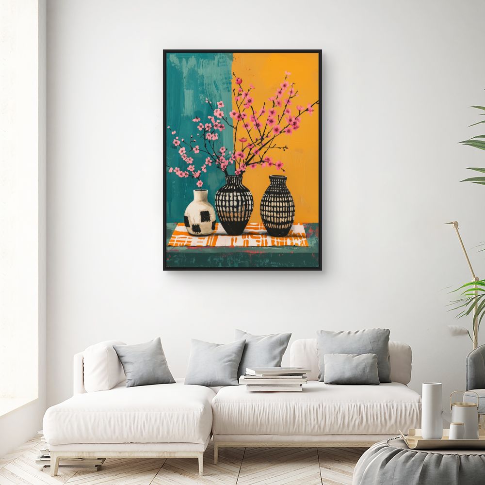 Schilderij "Elegante bloemen"