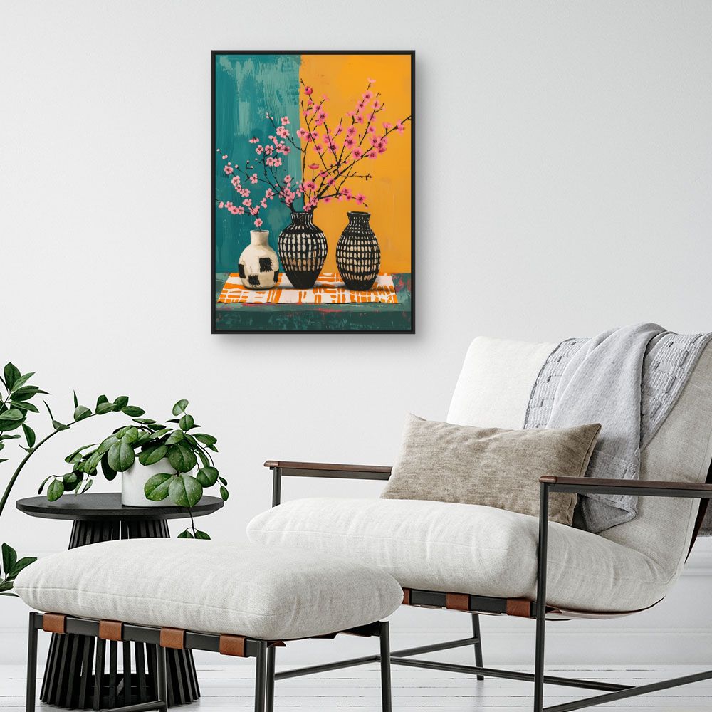 Schilderij "Elegante bloemen"
