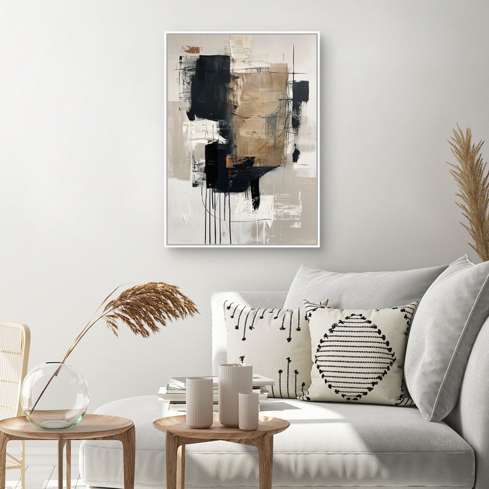 Schilderij "Abstract Evenwicht"
