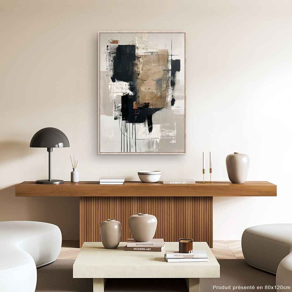 Schilderij "Abstract Evenwicht"