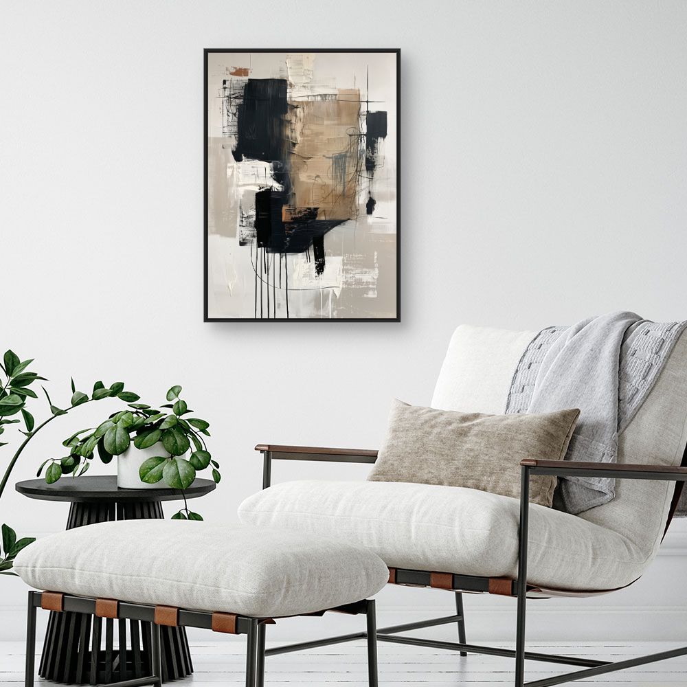 Schilderij "Abstract Evenwicht"