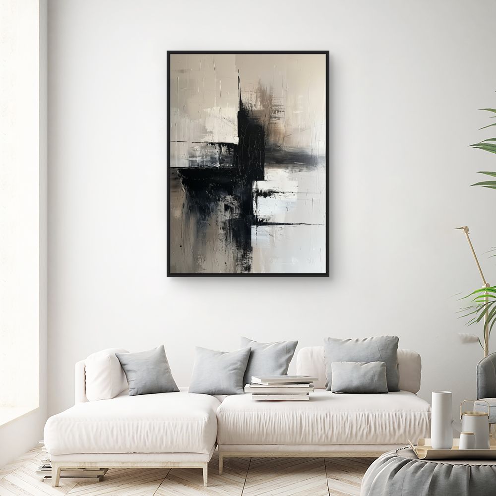 Schilderij "Moderne abstracte elegantie"