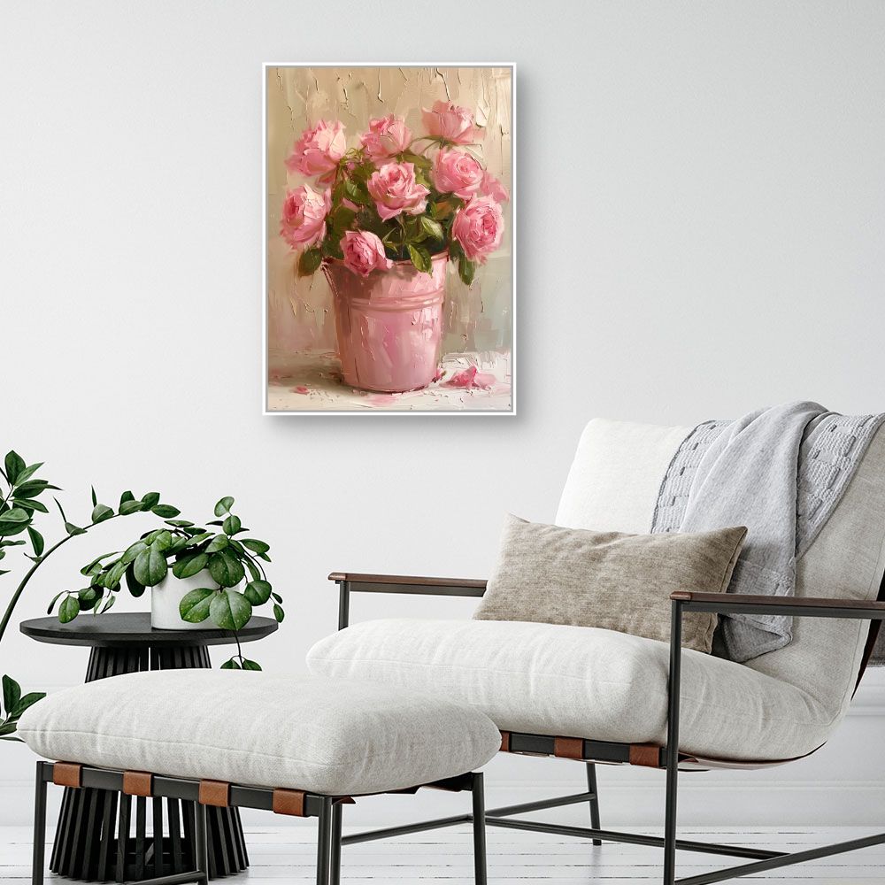 Toile "Élégance florale"