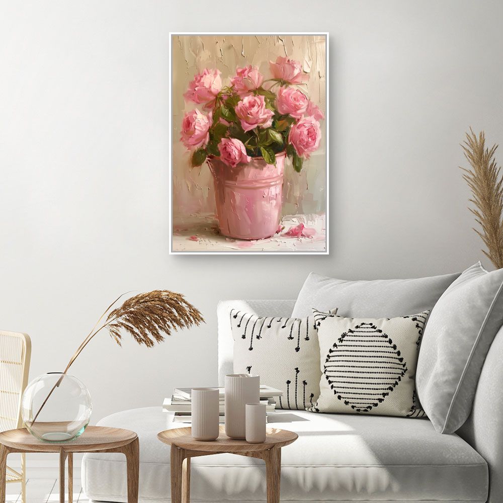 Toile "Élégance florale"