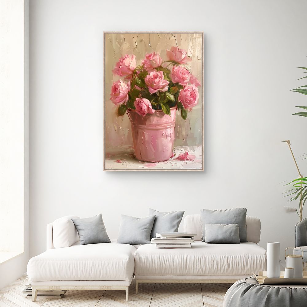 Toile "Élégance florale"