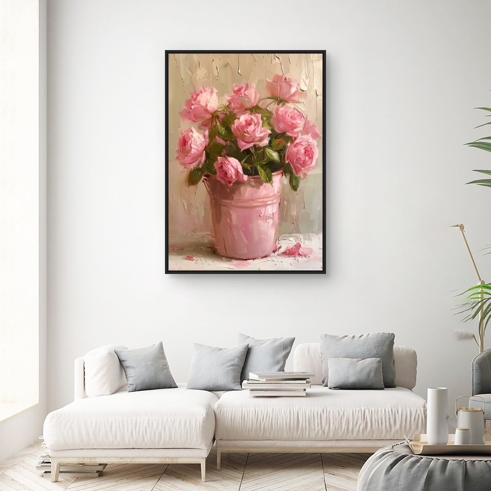 Toile "Élégance florale"
