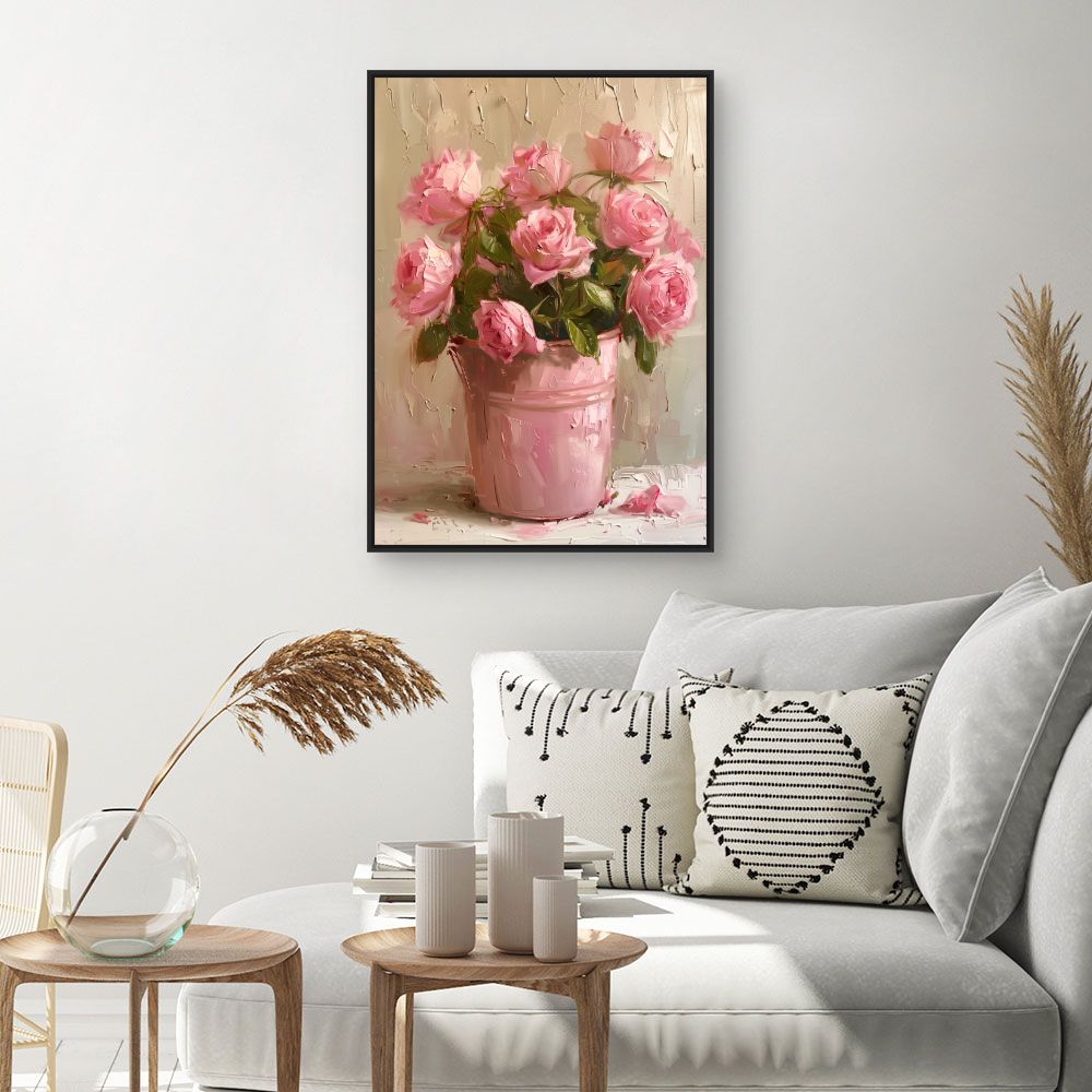 Toile "Élégance florale"