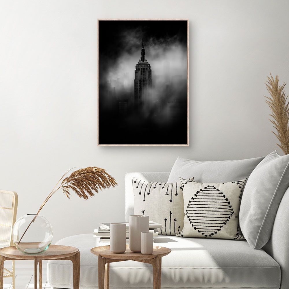 Toile Tour mystérieuse – toile cadre naturel (slide 1, 60×90)