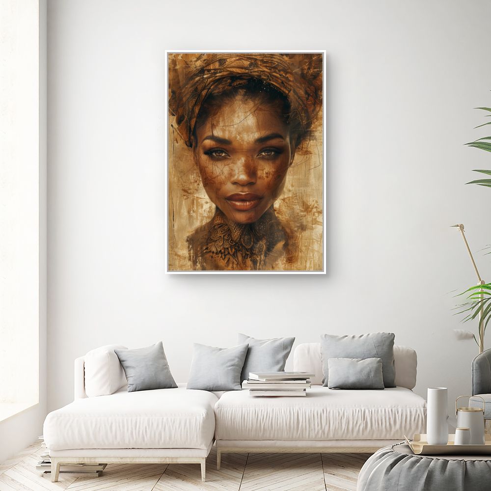 Schilderij "Betoverende blik"