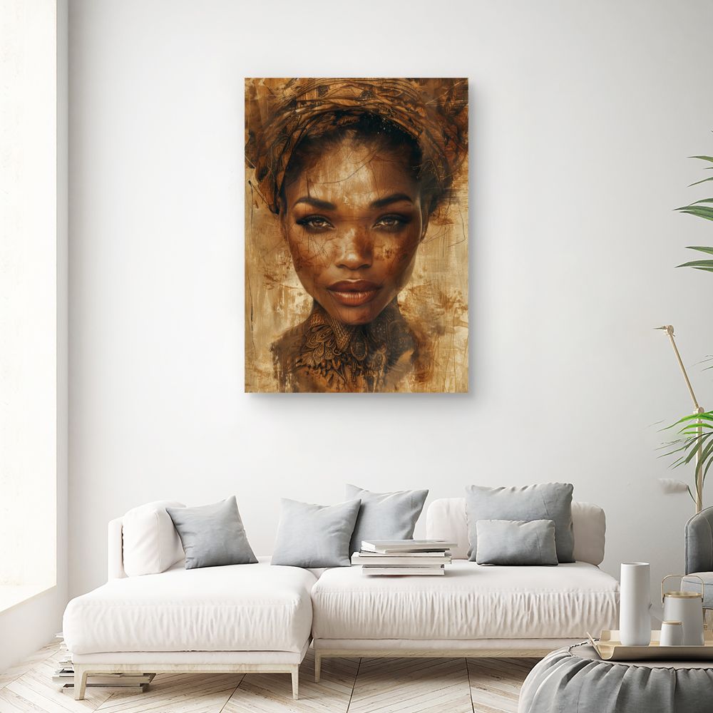 Schilderij "Betoverende blik"