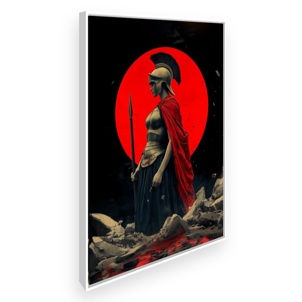 Toile Guerrier envoûtant – toile cadre blanc (slide 2)