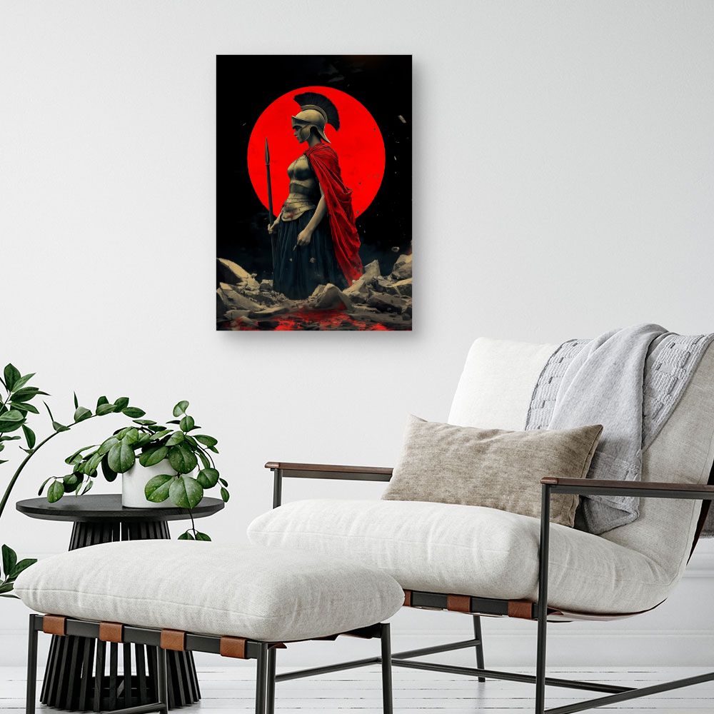 Toile "Guerrier envoûtant"